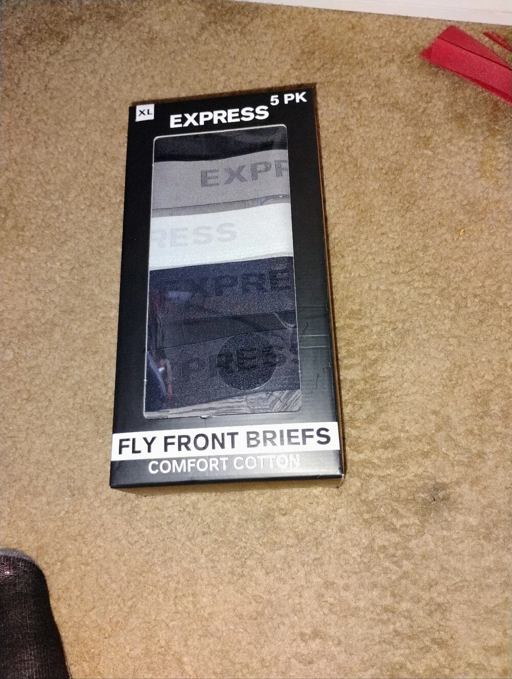Brand New Express  Comfort Cotton Fly Front Briefs  XL 5-Pack in Men's